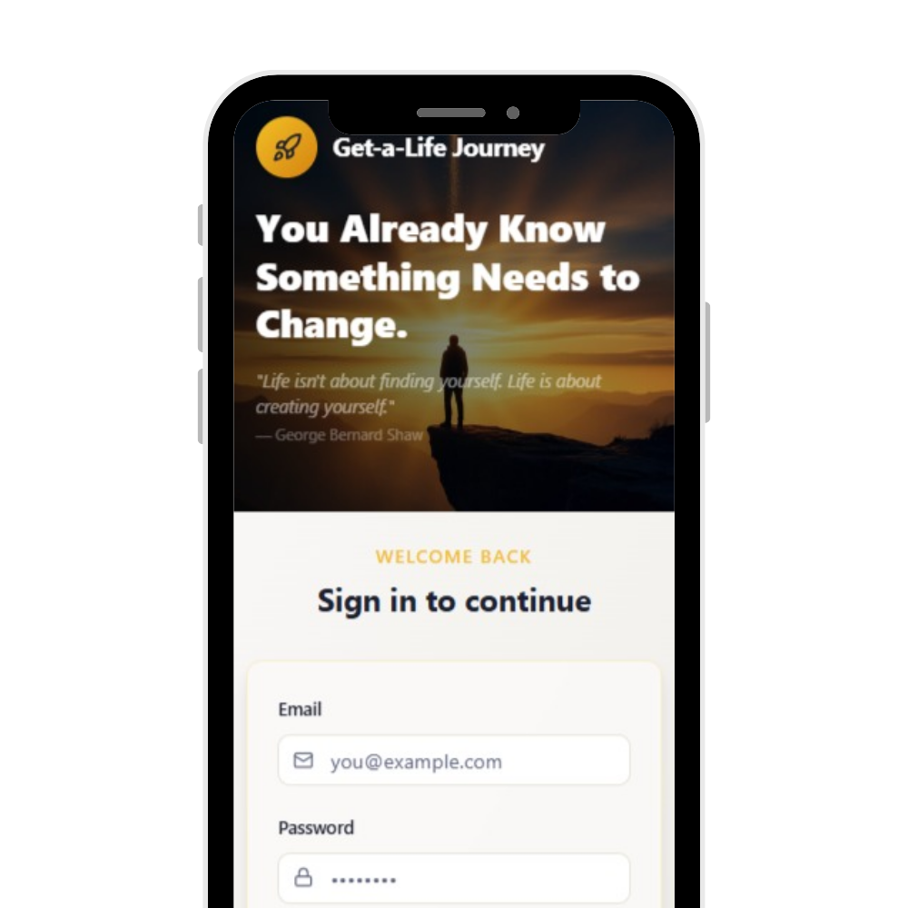 Get-A-Life App by Dr Gustav Gous - Digital Access